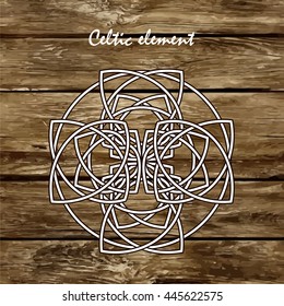 Celtic knots, braids and patterns. Vector illustration 
