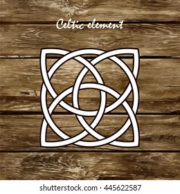 Celtic knots, braids and patterns. Vector illustration 