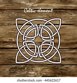 Celtic knots, braids and patterns. Vector illustration 