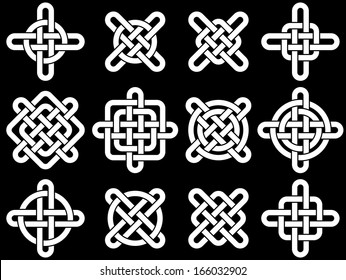 Celtic knots collection for your logo, design or project (vector illustration)