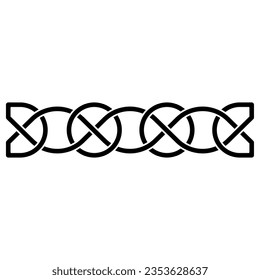 Celtic Knots icon vector. Celtic signs illustration symbol. Celtic drawings symbol or logo.