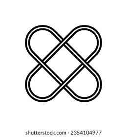 Celtic Knots icon vector. Celtic signs illustration symbol. Celtic drawings symbol or logo.