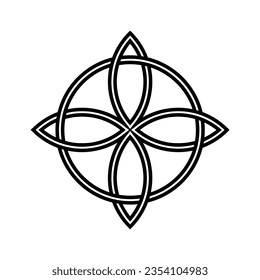 Celtic Knots icon vector. Celtic signs illustration symbol. Celtic drawings symbol or logo.
