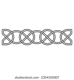 Celtic Knots icon vector. Celtic signs illustration symbol. Celtic drawings symbol or logo.