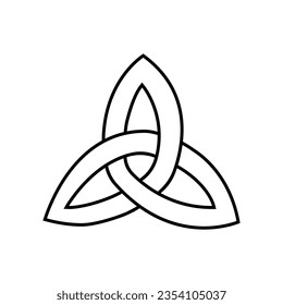 Vector de iconos de nudos celtas. Símbolo de ilustración de signos celtas. Símbolo o logotipo de dibujos celtas.