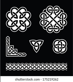 Celtic Knots Patterns Vector Stock Vector (Royalty Free) 125860718