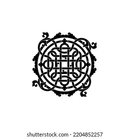 Celtic knots. stylized ancient irish tattoo geometrical patterns recent vector celtic illustrations