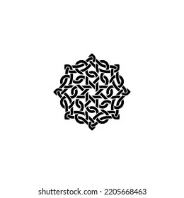 Celtic knots. stylized ancient irish tattoo geometrical patterns recent vector celtic illustrations