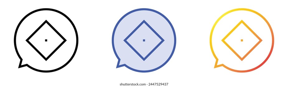 celtic language icon. Linear, Blue Fill and Gradient Style Design Isolated On White Background