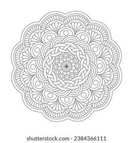 Celtic Meditative Mandalas coloring book mandala page for kdp book interior, Ability to Relax, Brain Experiences, Harmonious Haven, Peaceful Portraits, Blossoming Beauty mandala design.