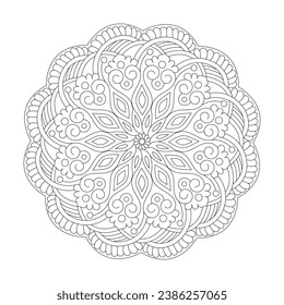 Celtic Moonlit Magic coloring book mandala page for kdp book interior, Ability to Relax, Brain Experiences, Harmonious Haven, Peaceful Portraits, Blossoming Beauty mandala design.