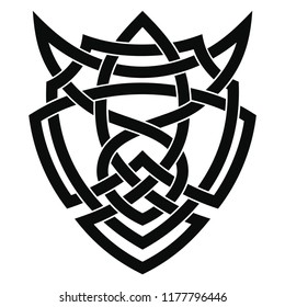 Celtic Knot Tattoo Symbol Ready Print Stock Vector (Royalty Free ...