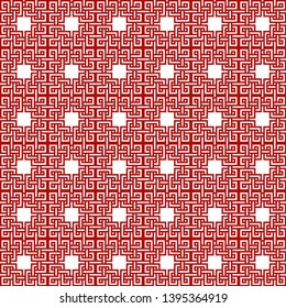 Celtic national ornament. Seamless illustration. Celtic symbol in pixel style. Pixel decorative element for textiles and paper