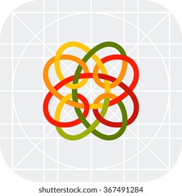 Celtic ornament icon