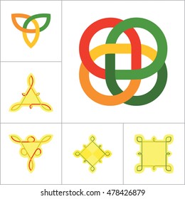 Celtic Ornament Icon Set