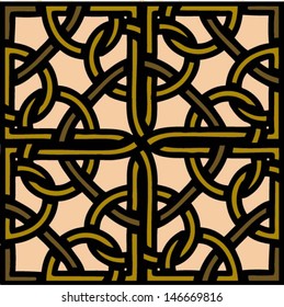 Celtic ornament, seamless background, irish/scottish traditional pattern, tile design, vector