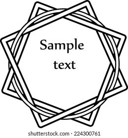 Celtic ornament with text