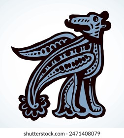 Celtic ornament. Vector drawing label