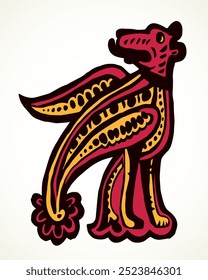Celtic ornament. Vector drawing label