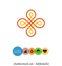 Celtic ornament vector icon