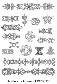 Celtic ornaments for design and decorate. Jpeg version also available in gallery