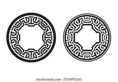 Celtic Pattern, Circular Ornate Frame