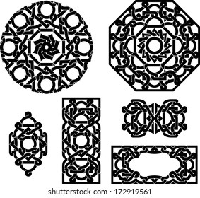 Celtic Pattern in different variation set