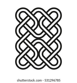 Celtic pattern. Element of Celtic or Irish ornament