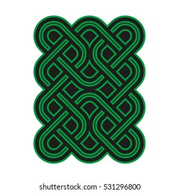 Celtic pattern. Element of Celtic or Irish ornament