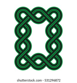 Celtic pattern. Element of Celtic or Irish ornament