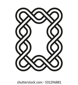 Celtic pattern. Element of Celtic or Irish ornament