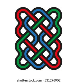 Celtic pattern. Element of Celtic or Irish ornament