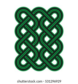 Celtic pattern. Element of Celtic or Irish ornament