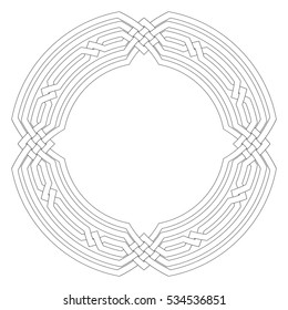 Celtic pattern. Element of Celtic or Irish ornament