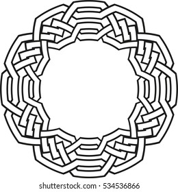 Celtic pattern. Element of Celtic or Irish ornament