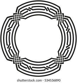 Celtic pattern. Element of Celtic or Irish ornament