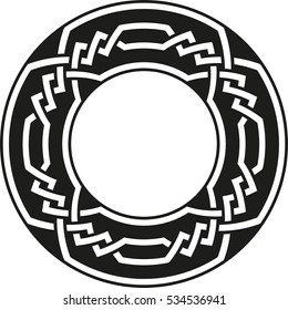 Celtic pattern. Element of Celtic or Irish ornament
