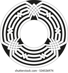 Celtic pattern. Element of Celtic or Irish ornament