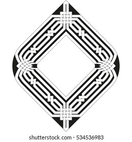 Celtic pattern. Element of Celtic or Irish ornament