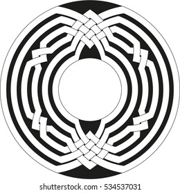 Celtic pattern. Element of Celtic or Irish ornament