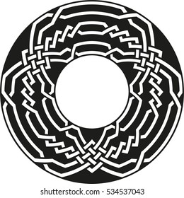Celtic pattern. Element of Celtic or Irish ornament
