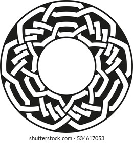 Celtic pattern. Element of Celtic or Irish ornament