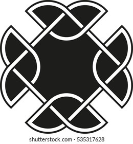 Celtic pattern. Element of Celtic or Irish ornament