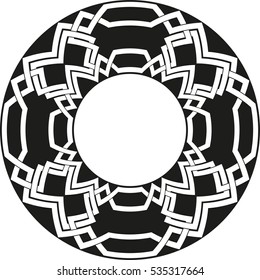 Celtic pattern. Element of Celtic or Irish ornament