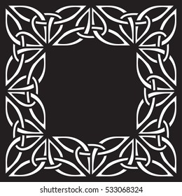 Celtic pattern. Element of Scandinavian or Celtic ornament