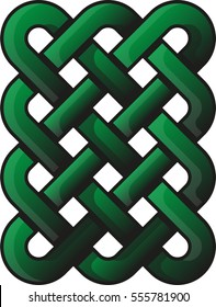 Celtic pattern. Element of Scandinavian or Celtic ornament.