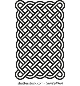 Celtic pattern. Element of Scandinavian or Celtic ornament