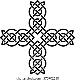 Celtic pattern. Element of Scandinavian or Celtic ornament 