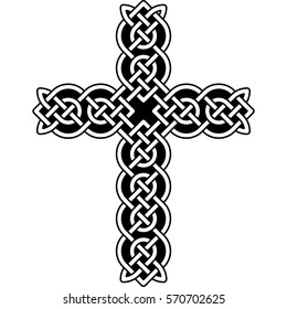 Celtic pattern. Element of Scandinavian or Celtic ornament 