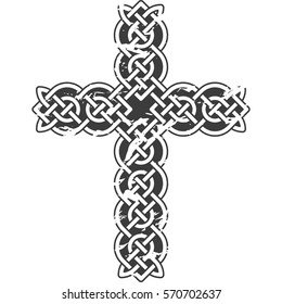 Celtic pattern. Element of Scandinavian or Celtic ornament 